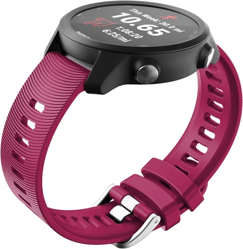 NotoCity Correa para Garmin Forerunner 245/Forerunner 55, Correa de Repuesto de 20mm para Galaxy Watch 5/5 Pro Galaxy Watch 4 Vivoactive 3 Fucsia