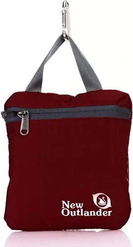Miniatura 6 de Outlander 20L/33L - Mochila de día de senderismo de viaje ligera empacable más duradera (rojo oscuro, 20L)