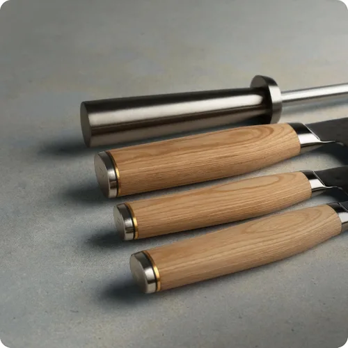 Miniatura 4 de Shun Premier Blonde - Juego de 5 bloques de iniciación de 5 piezas, incluye chef de 8 pulgadas, pelado de 4 pulgadas, cuchillos utilitarios de 6.5