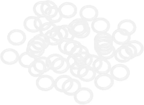 Miniatura 10 de uxcell Juntas tóricas de silicona, 0.236 in OD 0.047 in ID 0.094 in Ancho VMQ Junta de sello para válvulas de compresor reparación de tuberías