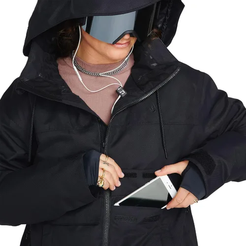 Miniatura 6 de Volcom Chaqueta de invierno con capucha Hailyn Snowboard Ski para mujer