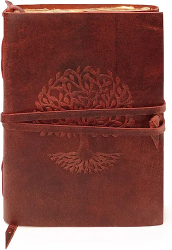 Miniatura 18 de Diario de cuero para mujeres y hombres, 200 páginas, 5 x 7 pulgadas, regalos para mujeres, diario de viaje, cuaderno de mujer, marcador de 7 chakras