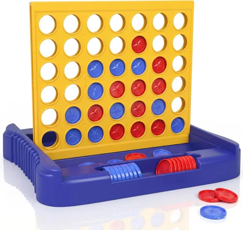 Miniatura 11 de Pup Go Juegos de mesa 4 en fila para niños a partir de 3 años, idea temprana para niños, niñas y adolescentes, conecta y gana cuatro en una línea