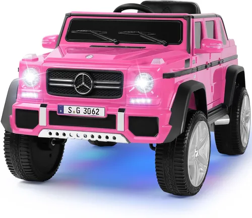Miniatura 14 de JOYLDIAS - Autos de paseo para niños, con licencia Mercedes-Benz Maybach G650S, 12V7AH, auto eléctrico de juguete alimentado por batería para niños