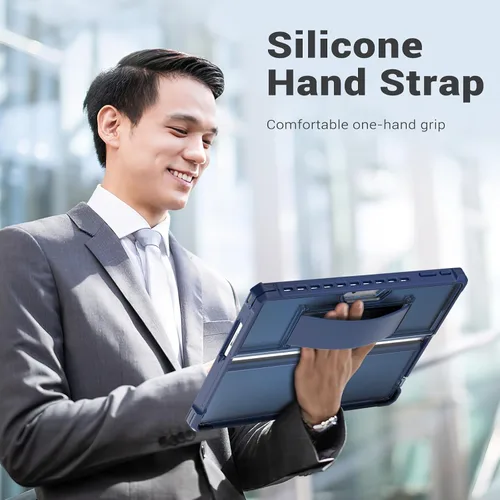 Miniatura 7 de MoKo - Funda resistente todo en uno para Microsoft Surface Pro 12th 2026, Surface Pro 11/10/9 de 13 pulgadas, con funda protectora con soporte, Azul