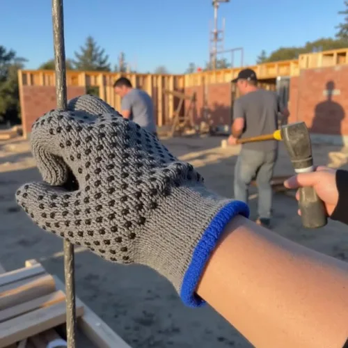 Miniatura 6 de G & F Products Guantes de trabajo unisex para adultos, color gris, grande, 12 pares de EE. UU