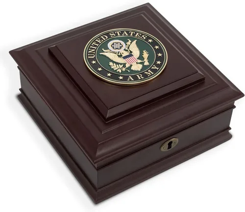 Miniatura 12 de Caja de escritorio medalla de la Guardia Costera de EE. UU. de Allied Frame Guardacostas