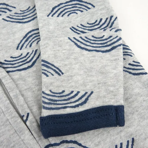 Miniatura 4 de HonestBaby Baby Boys' 2-Pack Organic Cotton Footed Pajama Sleep & Play