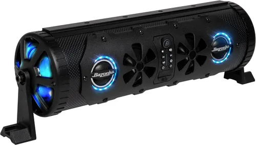 Miniatura 2 de Bazooka Barra de fiesta G3 Bluetooth de 16 pulgadas Potencia máxima de 450 vatios Luces LED Botón de fiesta para compartir música Altavoces