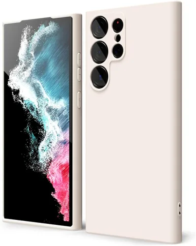 Miniatura 348 de oakxco Funda para teléfono Samsung Galaxy S21 Ultra con agarre de silicona líquida, bonita funda delgada y delgada de goma suave de TPU lisa