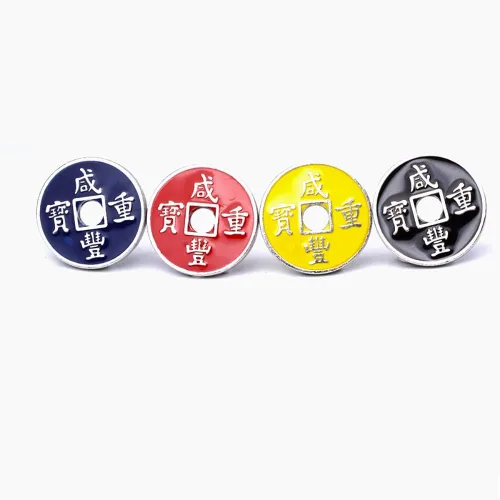 Miniatura 4 de Enjoyer Moneda mágica-Monedas chinas con conchas expandidas Juegos de magia Trucos de magia 4 monedas monedas antiguas Accesorios de accesorios