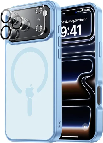 Miniatura 20 de Tigowos Magnetic Guardian - Funda diseñada para iPhone 11 Pro [probada en caídas de grado de 10 pies y compatible con MagSafe] Funda delgada Negro