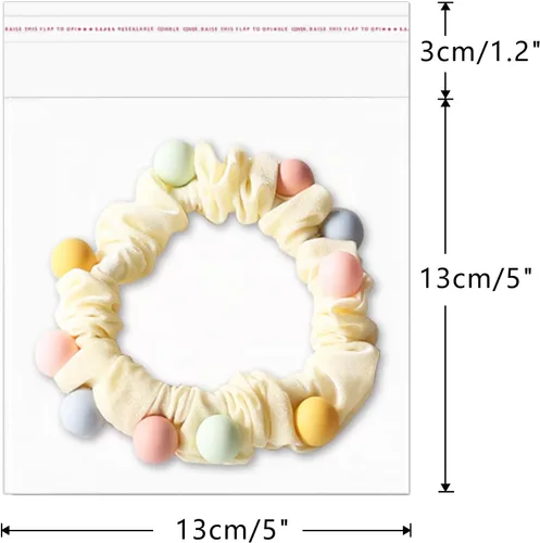 Miniatura 2 de Bolsas de celofán autosellantes de 5 x 5 pulgadas, 200 bolsas de celofán transparentes cuadradas resellables para galletas, panadería, dulces, 200