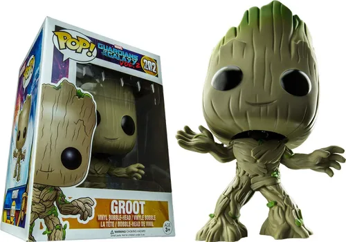 Miniatura 2 de Funko POP Guardianes de la Galaxia Vol. 2 (202) figura de Groot exclusivo.