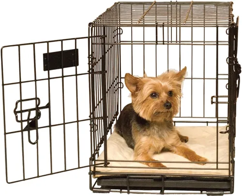 Miniatura 16 de K&H Pet Products Almohadilla Autocalentable para Jaula de Perro, Mediano Colchoneta Autocalentada para Cama de Perro y Gato, Portátil, Lavable a Gris