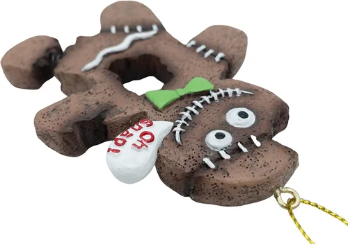 Miniatura 5 de Gingerbread Man Zombie Monster Cookie Oh Snap! Broken Leg Ugly Halloween Christmas Tree Ornament