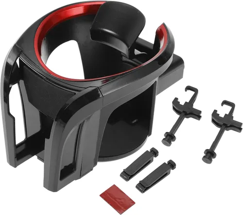 1 unids para la mayoría de los vehículos soporte ajustable de la taza del coche 2 en 1 soporte ajustable del teléfono soporte de la taza de