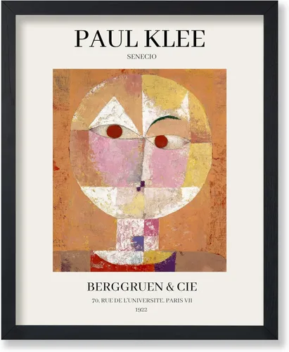 Miniatura 77 de Poster Master Póster vintage de Paul Klee – Impresión retro de cómicos – Arte de dibujo – Arte abstracto – Regalo para hombres y mujeres – Estilo-09