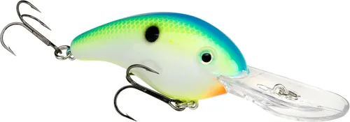 Miniatura 14 de Strike King Pro Model 5XD Señuelo de pesca, crankbait de buceo profundo, pico curvado único, cámaras de sonajero flotantes, 5/8 onzas, inmersiones a