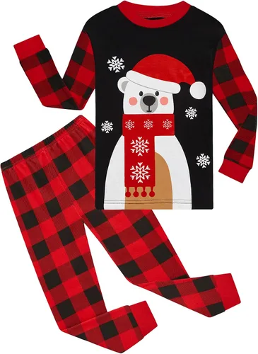 Miniatura 71 de Demifill Conjunto de pijamas de Halloween para niños y niñas, pijamas de Navidad, ropa de dormir para niños y niñas