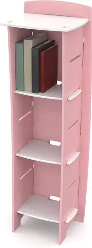 Miniatura 8 de Legaré Furniture Estantería de 3 niveles para muebles infantiles, organizador de almacenamiento con estantes ajustables para dormitorio de niños