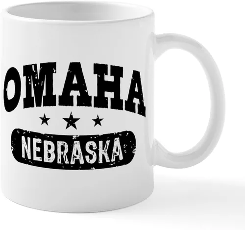 Miniatura 62 de CafePress I Love Nebraska Taza de café de cerámica de 11 oz (11.0 fl oz)