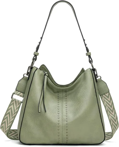 Miniatura 25 de Montana West - Bolsas hobo medianas para mujer, con asa superior, bandolera, bolso cruzado, bolsa de mano tipo cubo