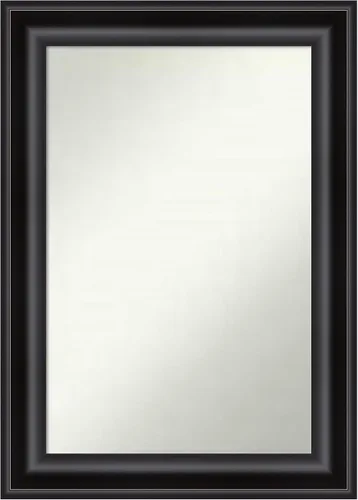 Miniatura 58 de Amanti Art Espejo personalizado, espejo de baño negro puente, espejo de pared o espejo de tocador de baño sobre el fregadero (26 x 26 pulgadas)