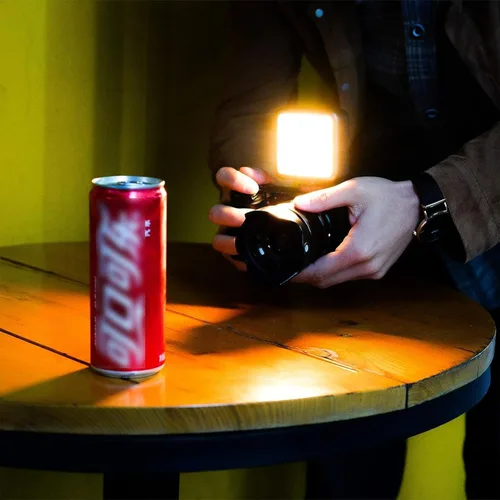 Miniatura 5 de ULANZI VL49 Luces de Video RGB, Luz de Cámara LED 360° Color Completo Iluminación de Fotografía Portátil con 3 Zapatas Frías, 2000mAh Recargable CRI