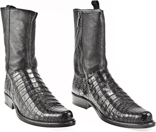 Miniatura 2 de Cuadra Botas de vestir con Cremallera Chocolate y Negro de 7 a 11, Negro, 10.5