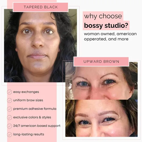 Miniatura 8 de 5 paquetes de tatuajes temporales para cejas, adhesivos impermeables para cejas, tatuajes falsos para el cabello tipo pelar de transferencia