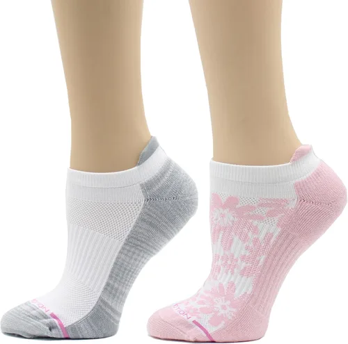 Miniatura 33 de Dr. Motion Calcetines de compresión de corte bajo para mujer, paquete de 2