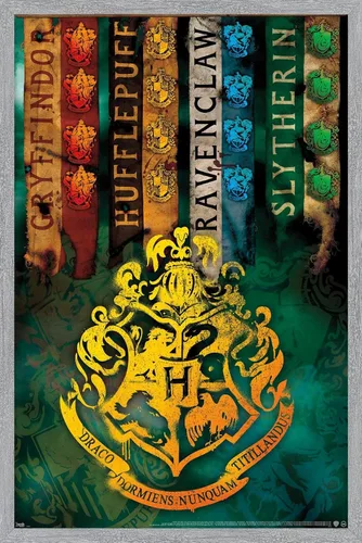Miniatura 15 de Trends International The Wizarding World: Harry Potter - Póster de pared con crestas de la casa, 14.725 x 22.375 pulgadas, versión enmarcada