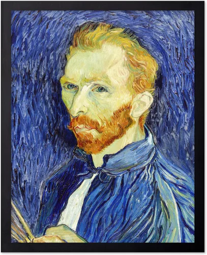 Miniatura 84 de Poster Master Póster clásico de Van Gogh, impresión impresionista vintage, regalo para artista, pintor, autorretrato, sombrero de paja, dibujo