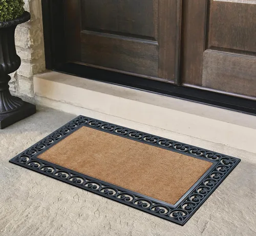 Miniatura 118 de A1HC Tapete para Puerta de Fibra de Coco Natural y Caucho, 30"x48" – Grueso, Duradero, Resistente, Anti-Desprendimiento, Resistente a