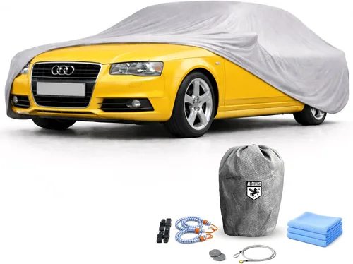 Miniatura 10 de Fundas de coche resistentes a los arañazos para interior compatible con Audi 1996-2008 A4 – Material satinado negro ultra suave cubierta de coche