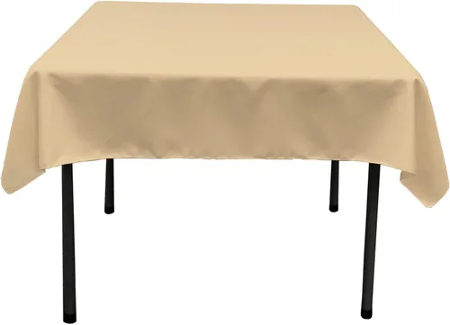 Miniatura 111 de LA Linen. Mantel cuadrado de popelina de poliéster