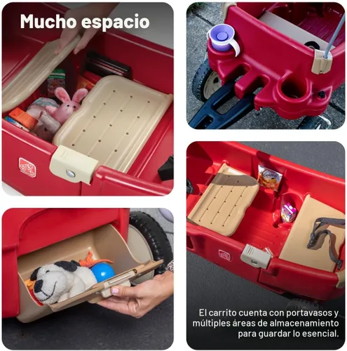 Miniatura 3 de Step2, vagón de remolque, rojo