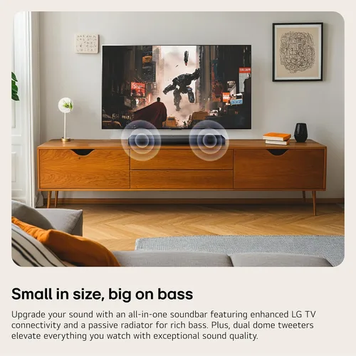 Miniatura 2 de LG S20A Barra de Sonido de 2.0 canales, Dolby Digital, Sinergia de TV, Interfaz Wow, DTS Digital Surround (Nuevo Modelo 2025)
