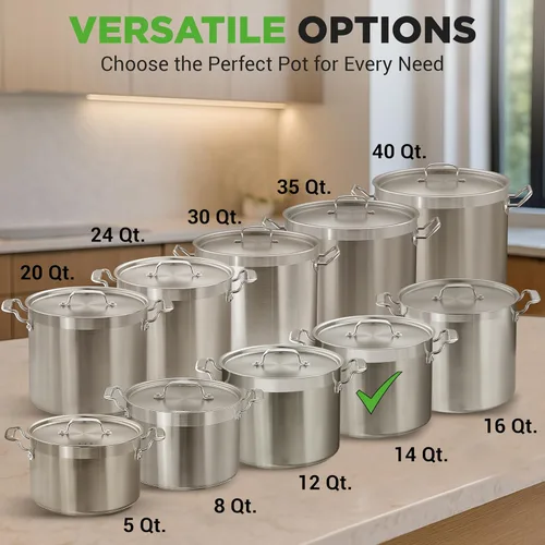 Miniatura 3 de NutriChef Cacerola de acero inoxidable de 2 cuartos – 18/8 de grado alimenticio resistente, olla para salsa, olla de cocción, olla a fuego lento