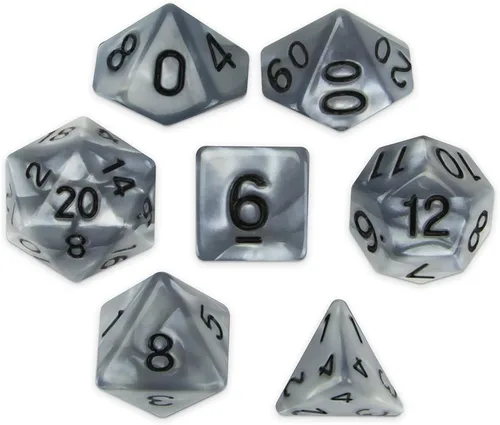 Miniatura 18 de Brybelly Juego de 7 dados poliédricos Series III Wiz - Edición más reciente
