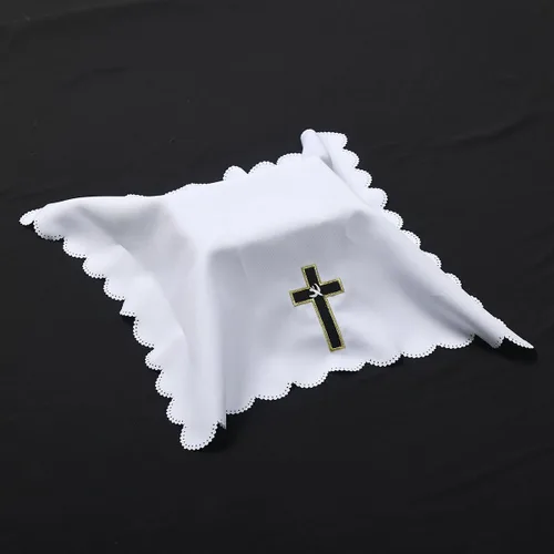 Miniatura 4 de BLESSUME Iglesia Altar Cabo Cuadrado Cáliz Altar Paño (A)