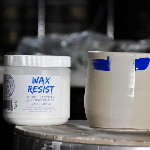 Miniatura 3 de Resistencia a Cera de Cerámica de Penguin Pottery para Esmalte de Cerámica, Esmalte de Arcilla, Barro Fluido - Utilice la Resistencia a Cera