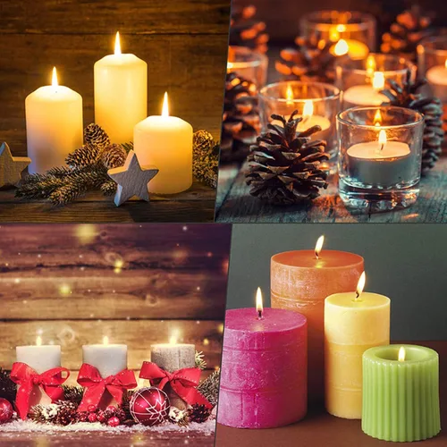 Miniatura 6 de Mechas de velas 100% algodón natural, mechas trenzadas de cera de abejas preenceradas, sin humo, mechas trenzadas para hacer velas, decoración