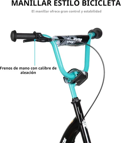 Miniatura 5 de JOYSTAR Patinete para niños de 5 años o más, adolescentes y jóvenes, scooter ligero para niños con manubrio ajustable, scooter de 2 ruedas