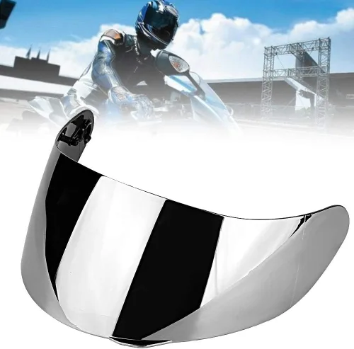 Miniatura 5 de Visera de casco para K1 K3 K5, chapada, cara completa, material de PC, antivaho