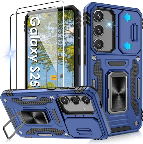 Miniatura 167 de Gritup para Samsung Galaxy S22 Funda con protectores de pantalla HD de 2 paquetes y cubierta deslizante para la cámara, protección contra caídas