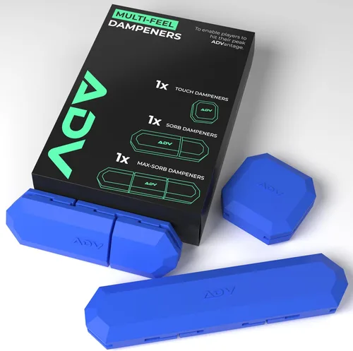 Miniatura 14 de ADV Tennis Amortiguador con tacto personalizado, paquete de 3, amortiguador de raqueta para reducir la vibración, aliviar los síntomas de lesiones
