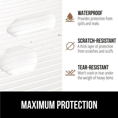 Miniatura 4 de GORILLA GRIP DuraGuard Forro para Estantes, 17.5x20 pulgadas Forros No Adhesivos para Gabinetes de Cocina, Cajones, Estantes, Refrigerador
