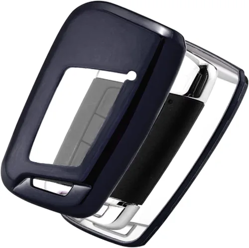 Miniatura 6 de Xotic Tech - Carcasa para llavero de TPU color morado y negro, compatible con Volkswagen Arteon Atlas Golf Alltrack Jetta Passat Tiguan Skoda Kodiaq